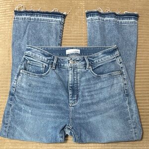 LOFT The Curvy Kick Crop Jean size 27